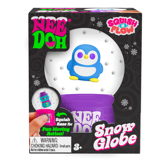 NeeDoh Squish N Flow Snow Globe Prime T6A92